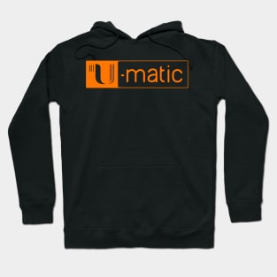 3/4" U-matic Orange logo Umatic Hoodie